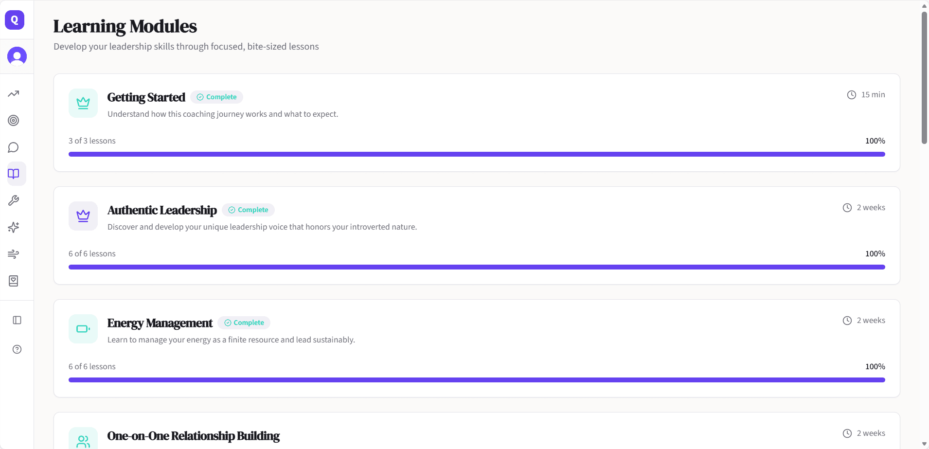 Learning Modules